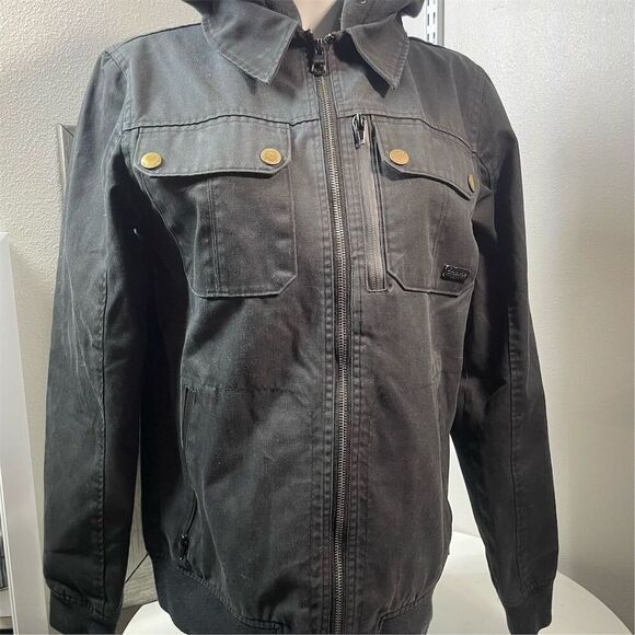 Empyre black Hooded Men’s Jacket Size S - Picture 6 of 10